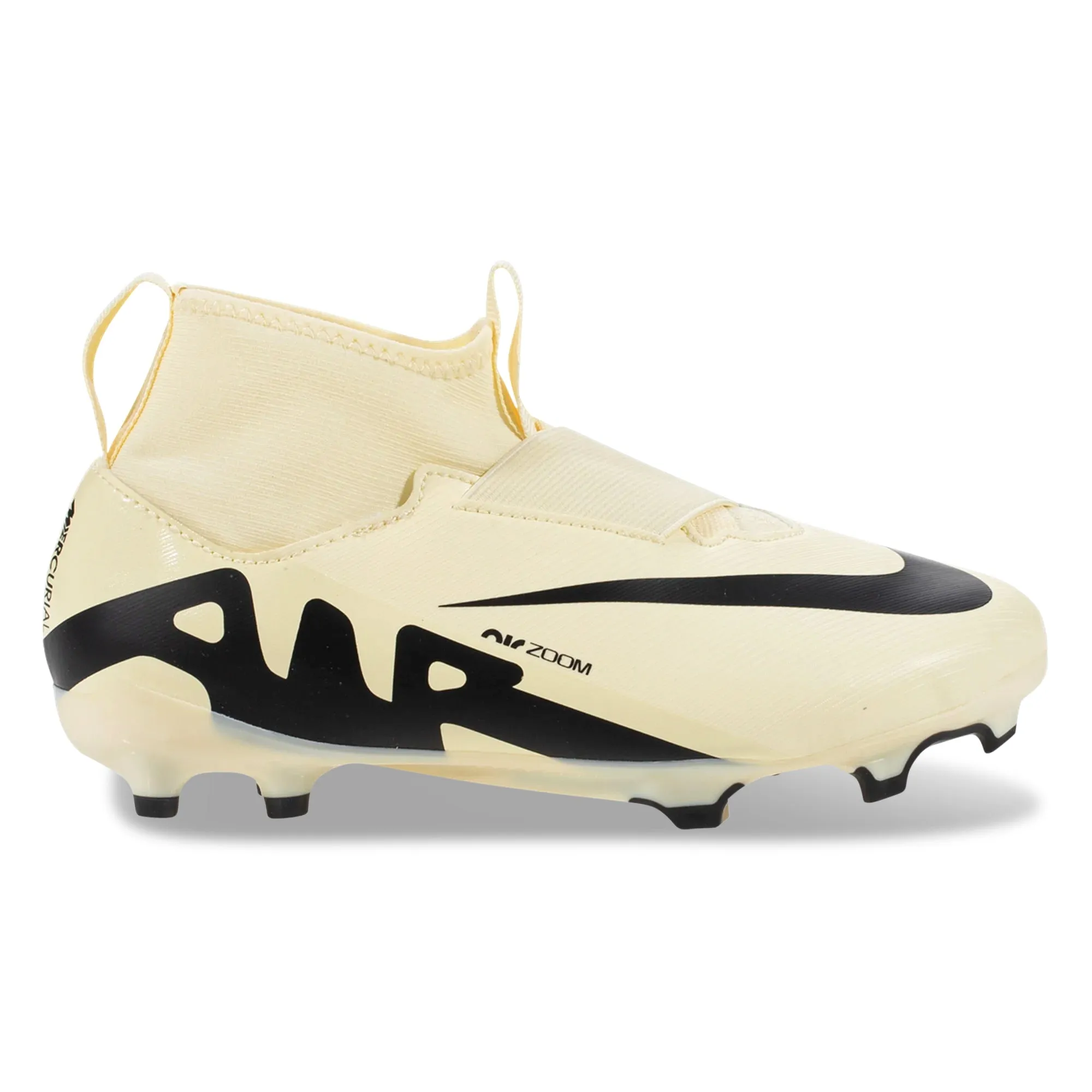 Nike Jr. Zoom Superfly 9 Academy Firm Ground Soccer Cleats (Lemonade/Black)
