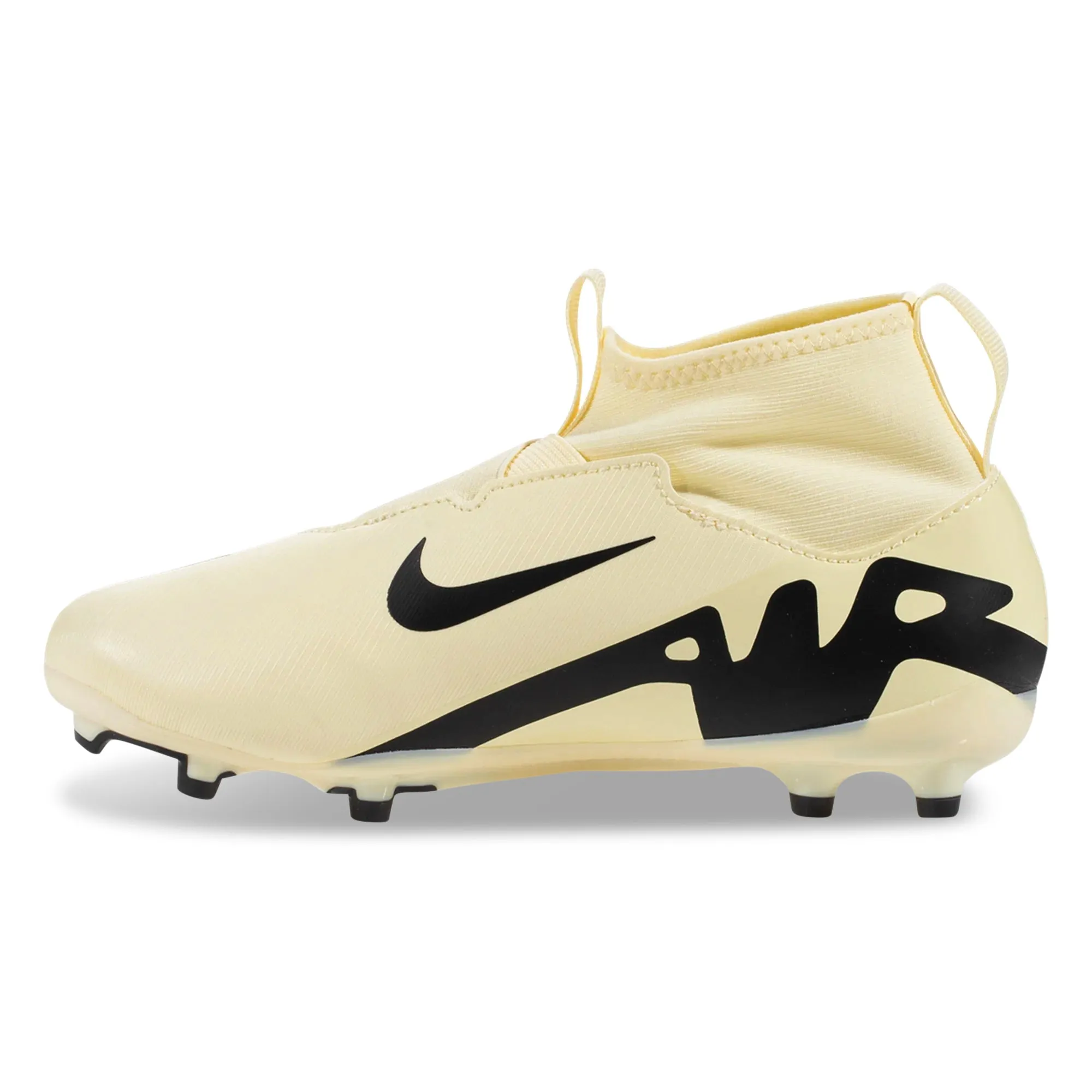 Nike Jr. Zoom Superfly 9 Academy Firm Ground Soccer Cleats (Lemonade/Black)