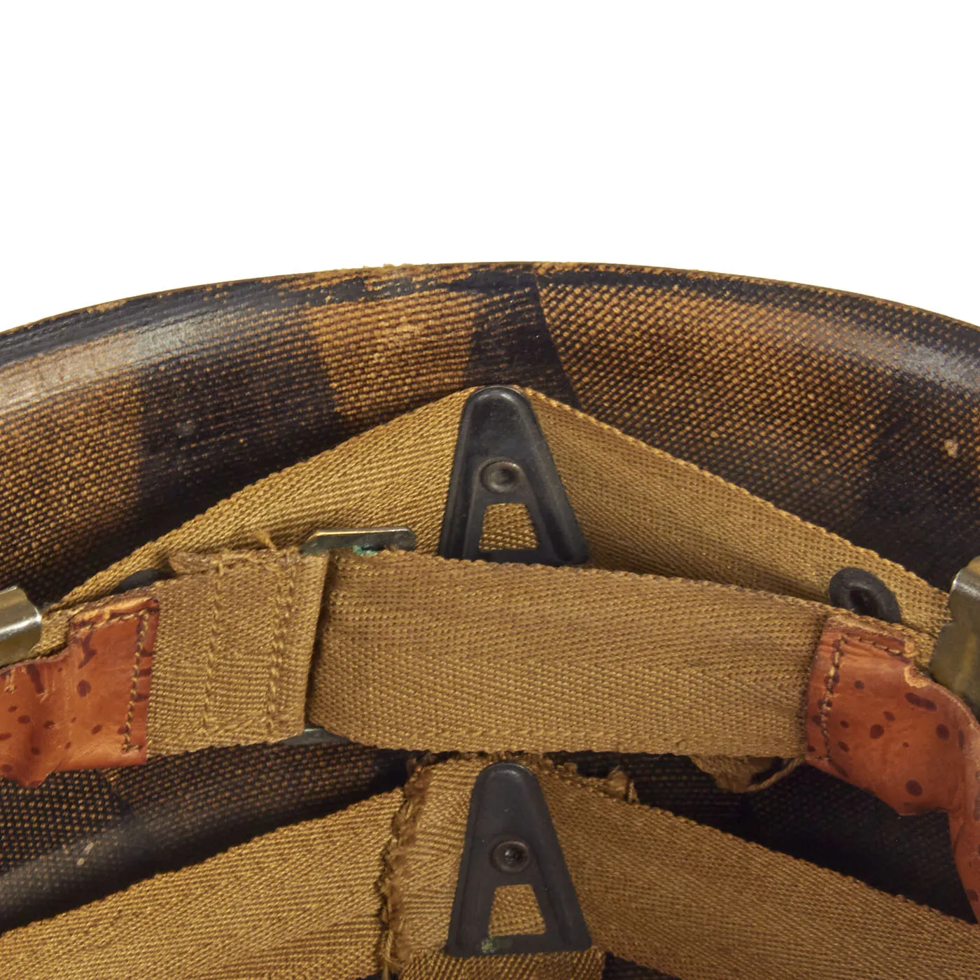 Original U.S. WWII M1 Helmet Liner By CAPAC Cold War Converted OPFOR Aggressor Helmet