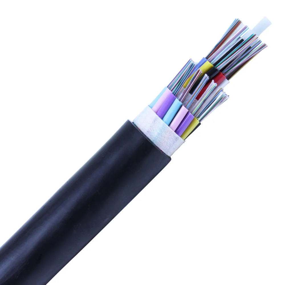 OSP Outdoor Dry Loose Tube, Non-Armored, All Dielectric, OS2 Single Mode Fiber Optic Cable
