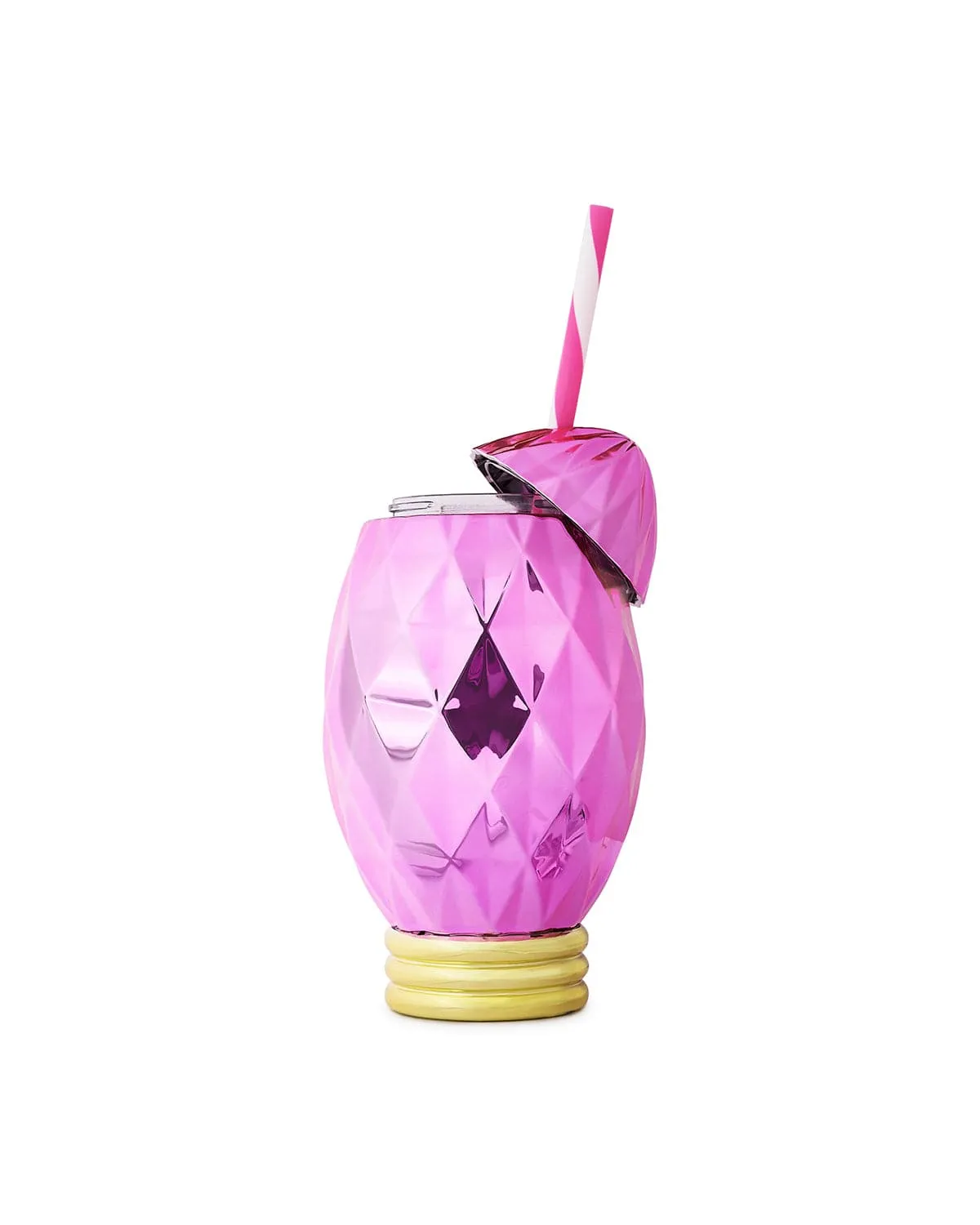 Pink Vintage Holiday Light Cup