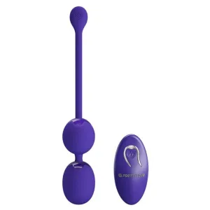 Pretty Love Willie-Youth Remote Vibrating Kegel Balls Purple