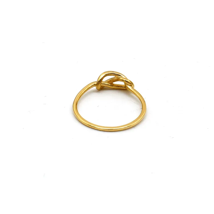Real Gold Plain Knot Ring 6383 (SIZE 4.5) R2345