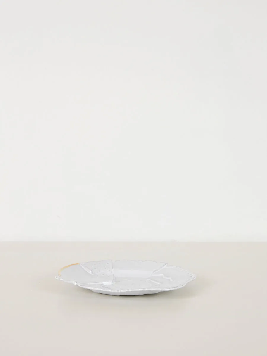 Sacai Patchwork Plate - Golden Edging
