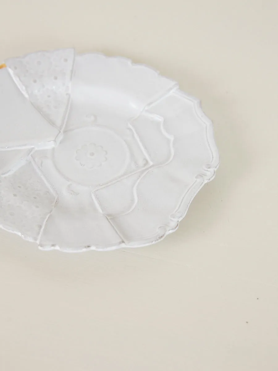 Sacai Patchwork Plate - Golden Edging