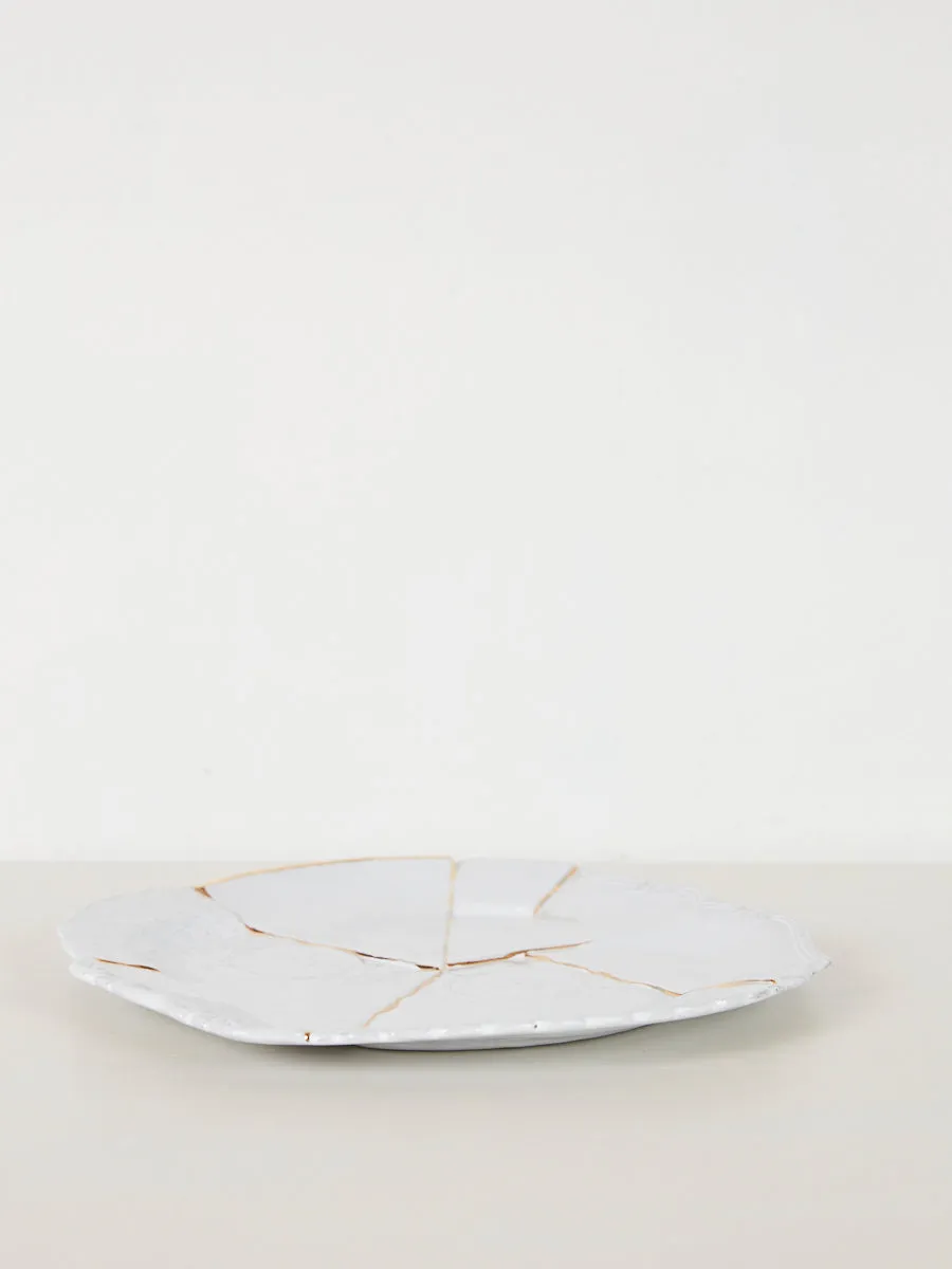 Sacai Round Patchwork Platter - Kintsugi