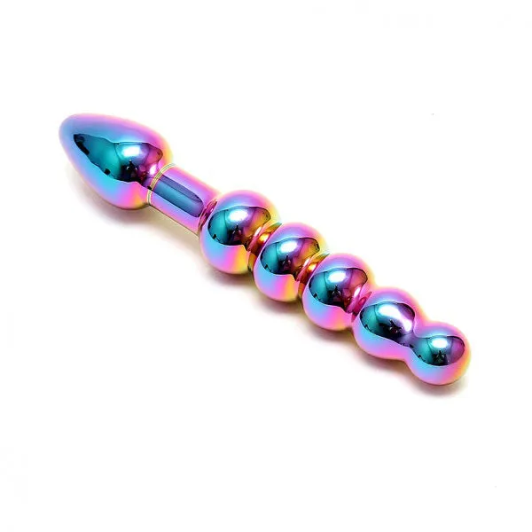 Sensual Multi-Coloured Glass Laila Anal Probe