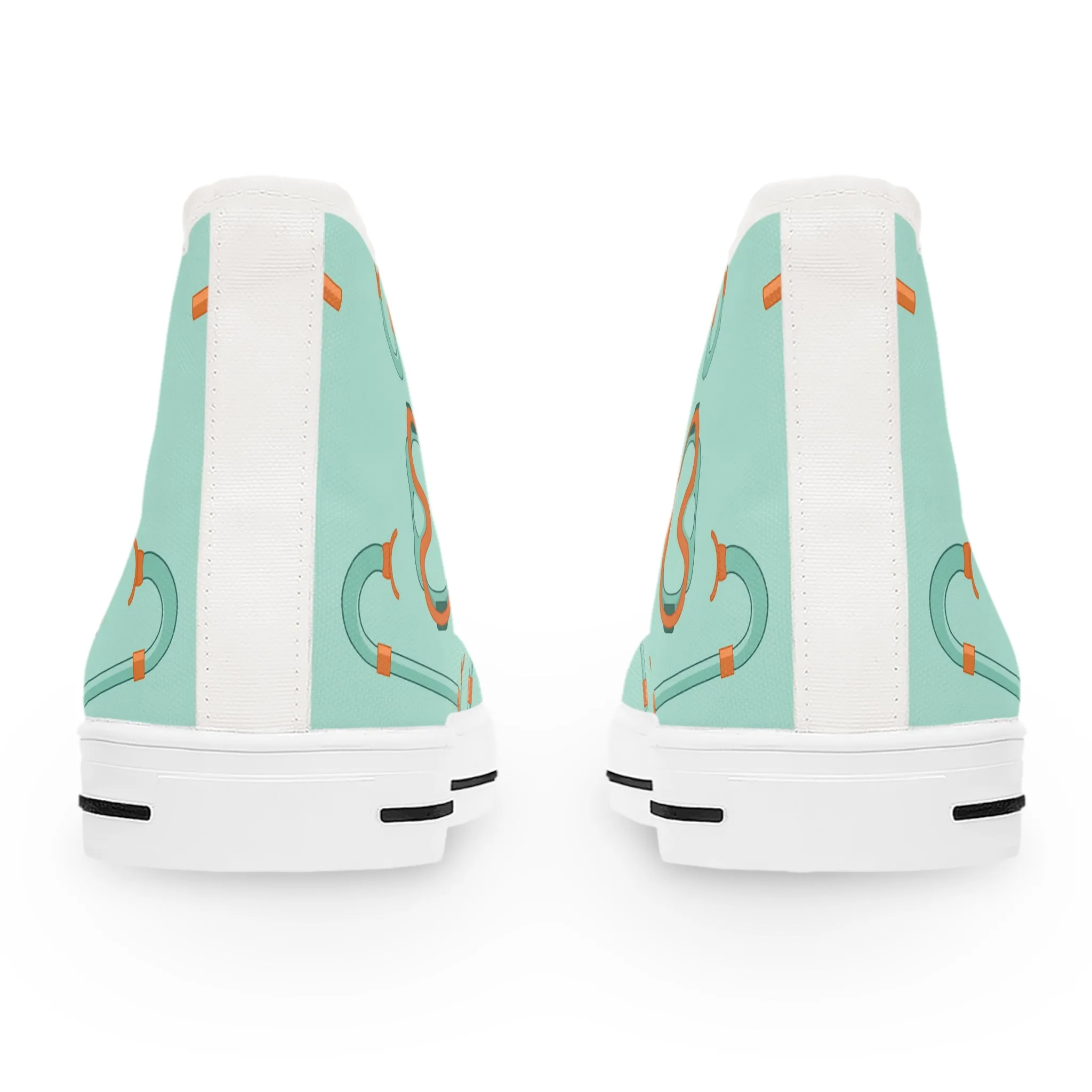 Snorkeling Women's High Top Sneakers