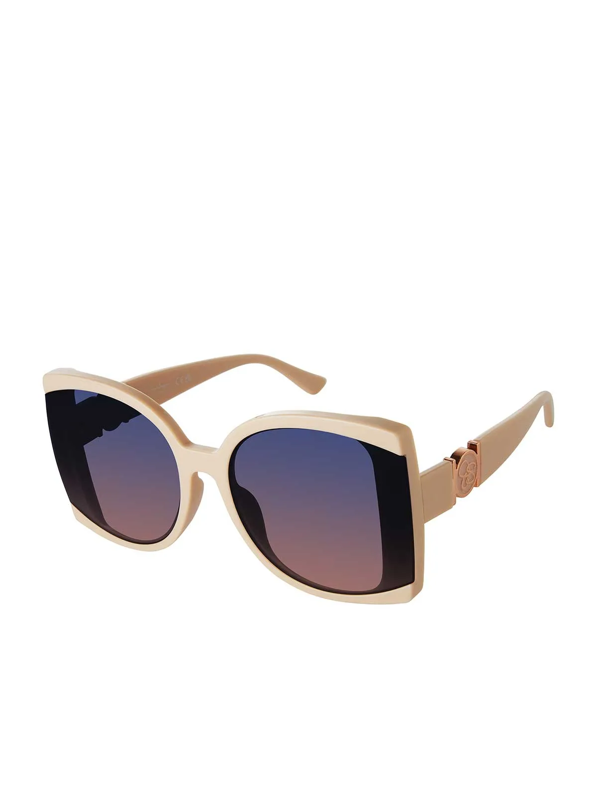 Square Sunglasses in Nude
