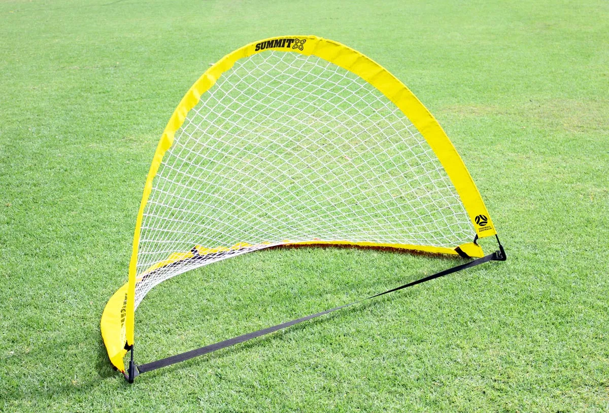 SUMMIT Fastnet Football Australia Tear Drop Soccer Goal 2m x 1m
