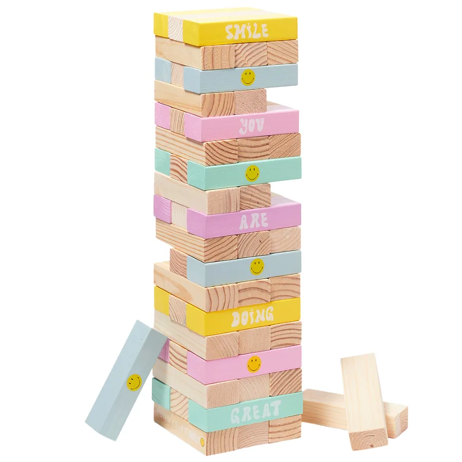 Sunnylife Giant Jumbling Tower Smiley S3WGTWSM