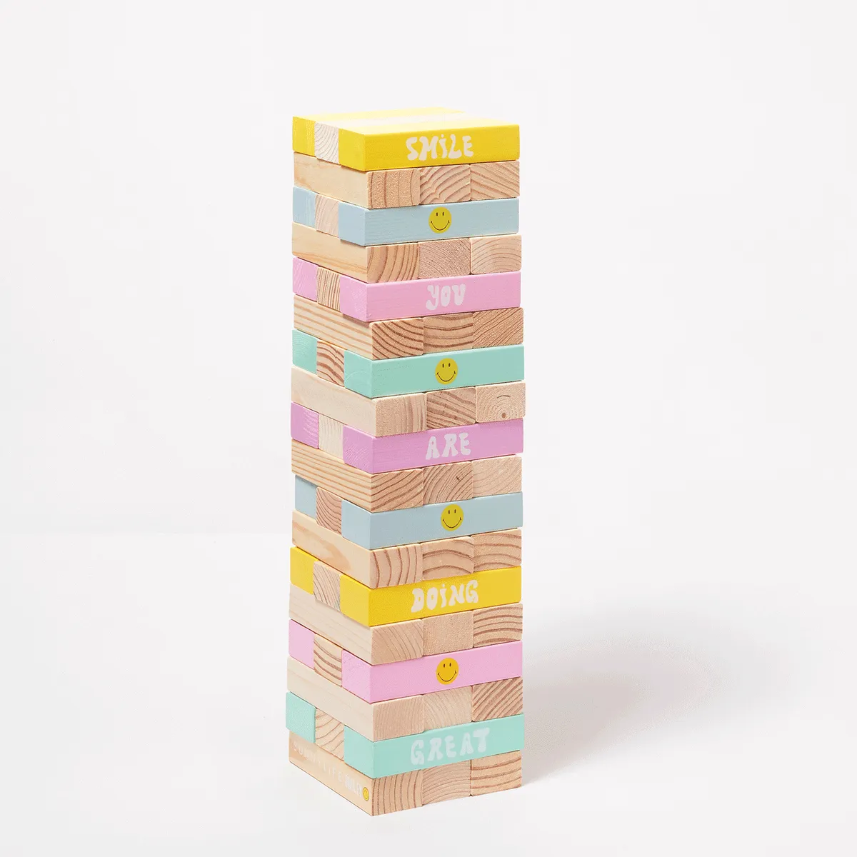 Sunnylife Giant Jumbling Tower Smiley S3WGTWSM