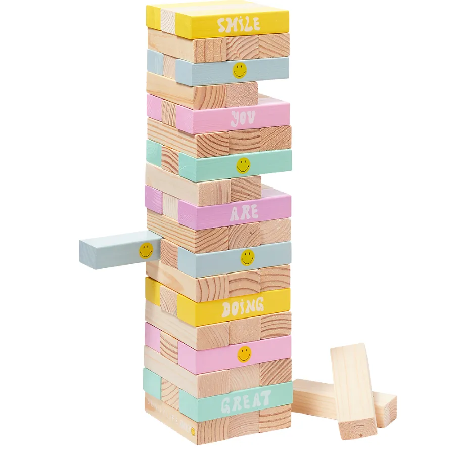 Sunnylife Giant Jumbling Tower Smiley S3WGTWSM