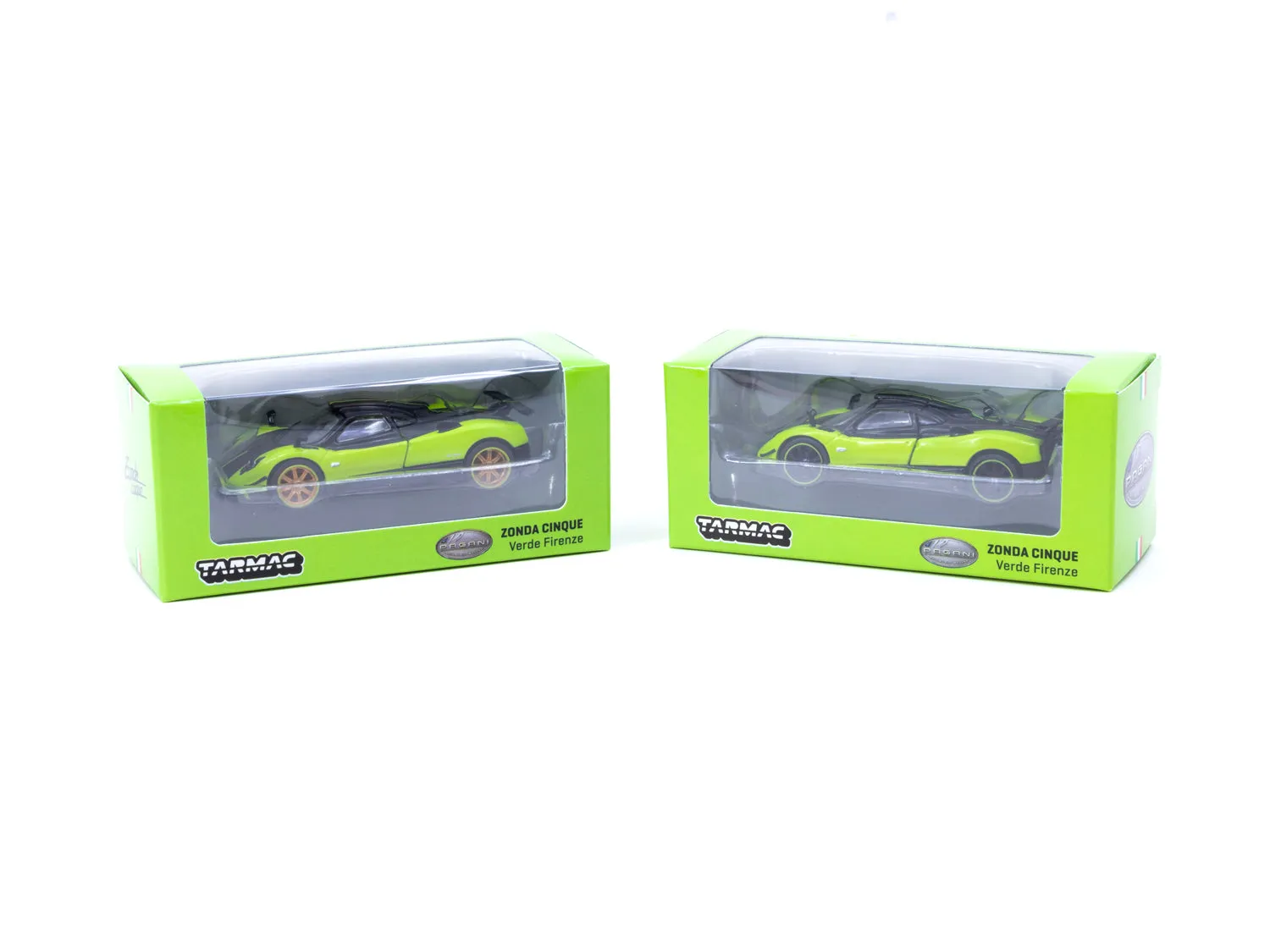 Tarmac Works 1/64 Pagani Zonda Cinque Verde Firenze - GLOBAL64