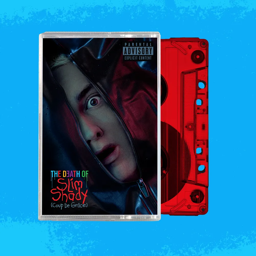 The Death of Slim Shady (Coup de Grce) Red Translucent Cassette