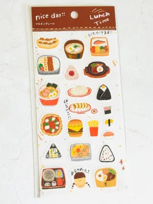 [Tomatomayu] nice day!! Lunch Time sticker sheet x SAIEN