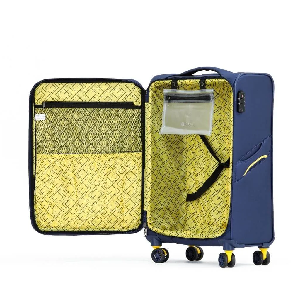 Tosca Max Lite 3.0 Softsided 3.1Kg Large Suitcase - Navy