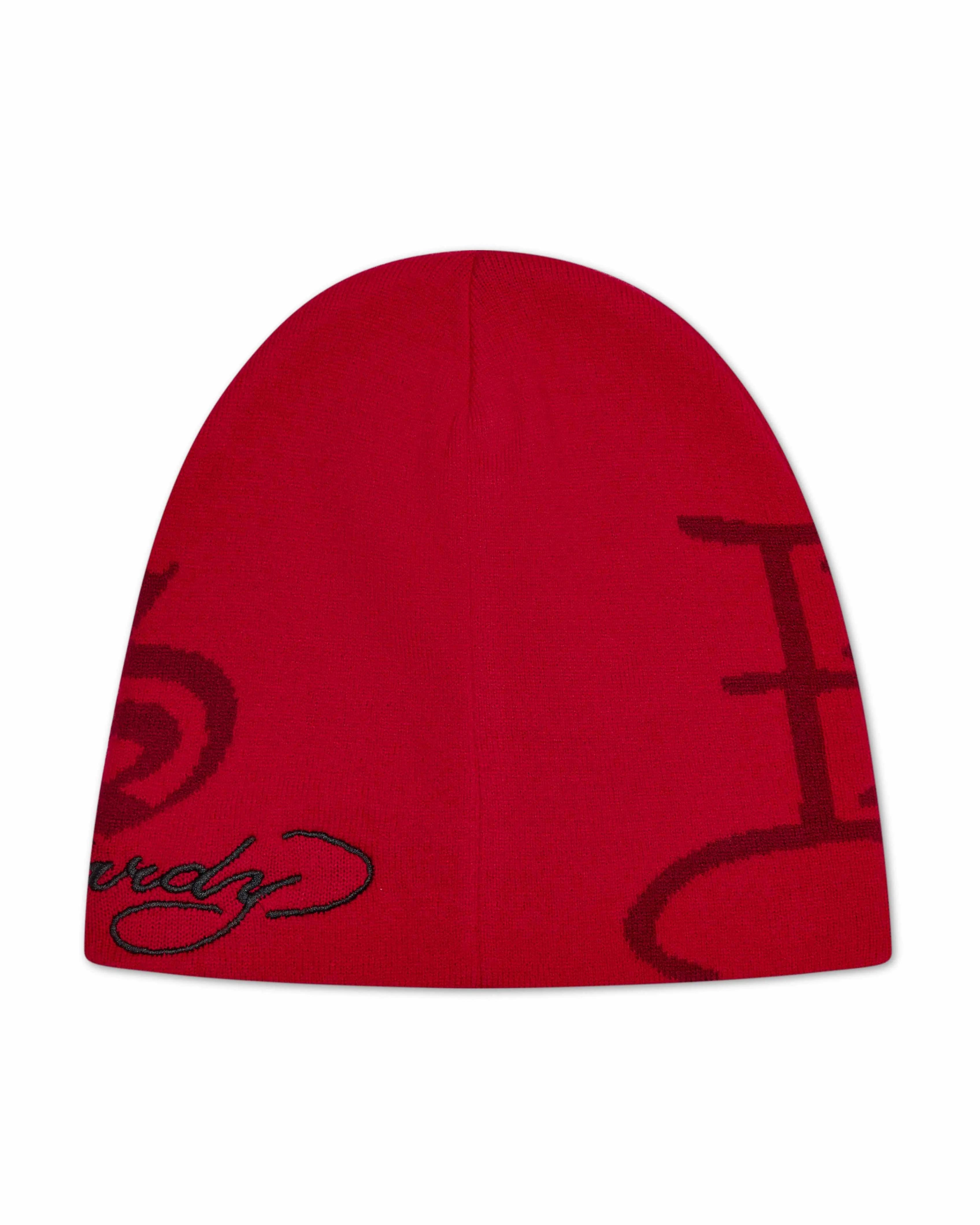 Trapstar x Ed Hardy Beanie - Red