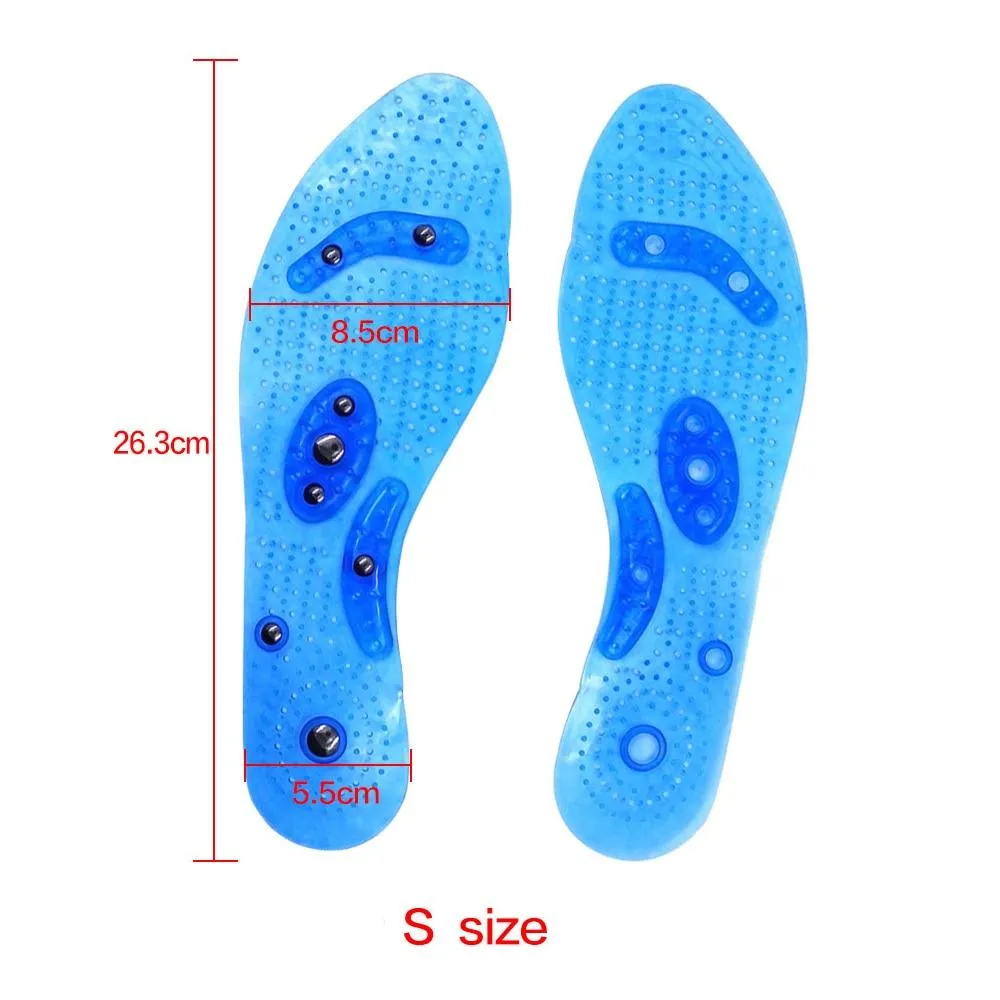 Unisex Body Detox Slimming Magnetic Therapy Foot Acupuncture Insoles