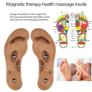 Unisex Body Detox Slimming Magnetic Therapy Foot Acupuncture Insoles