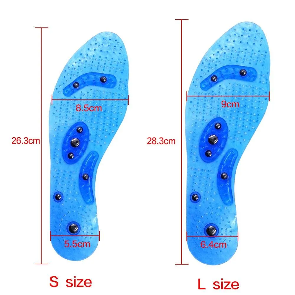 Unisex Body Detox Slimming Magnetic Therapy Foot Acupuncture Insoles