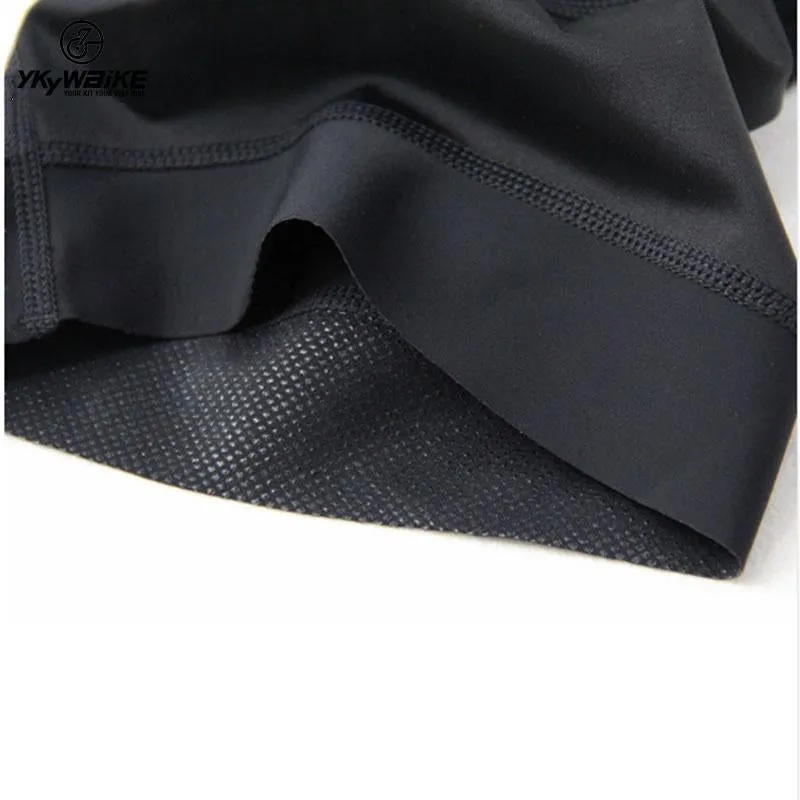 YKYW Women’s Pro Team Cycling Shorts Dual-density Foam Cushion Long-distance 8H Ride Italian MITI Webbing Black