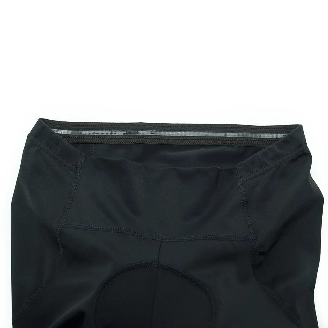 YKYW Women’s Pro Team Cycling Shorts Dual-density Foam Cushion Long-distance 8H Ride Italian MITI Webbing Black